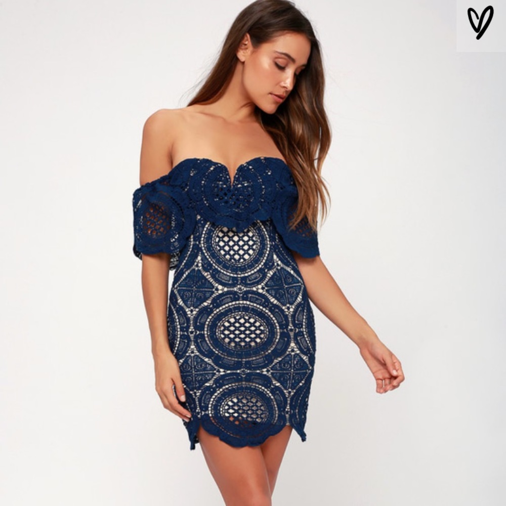 LuLu’s off shoulder dress-NWT